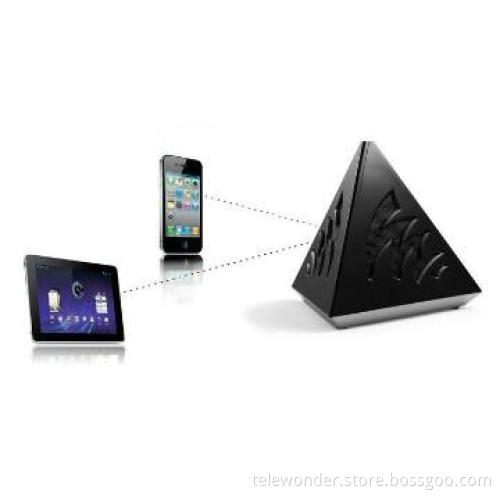 Portable pyramid bluetooth speaker